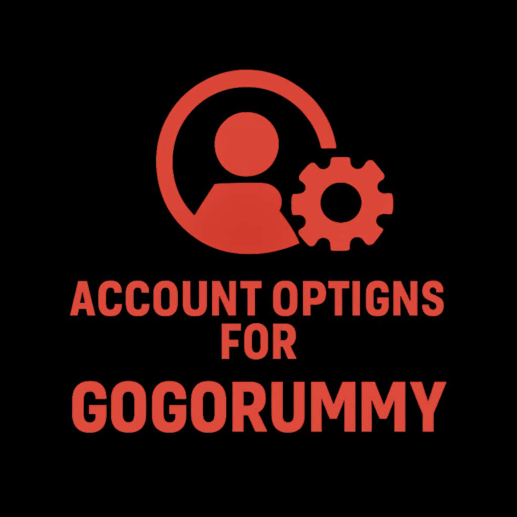 Icon representing account options for Gogorummy.