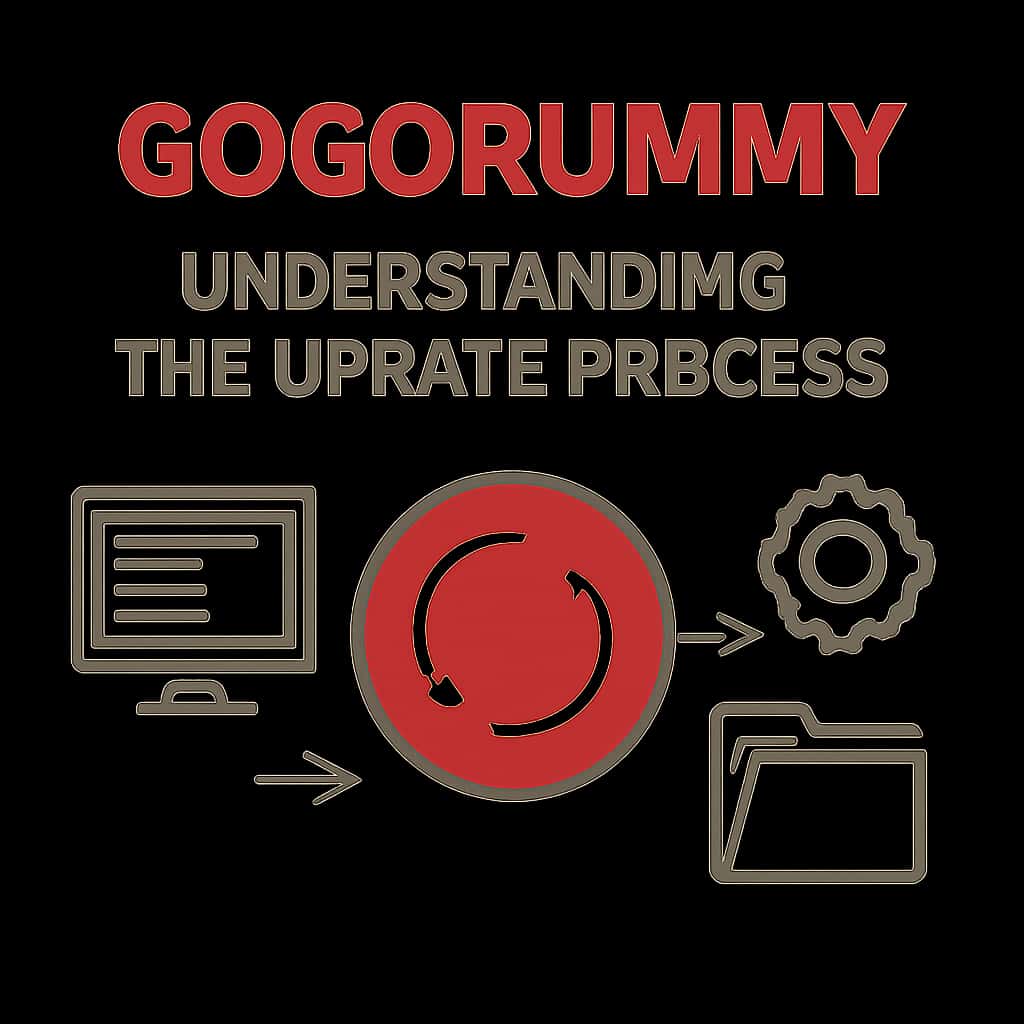 An educational diagram illustrating the Gogorummy update steps.