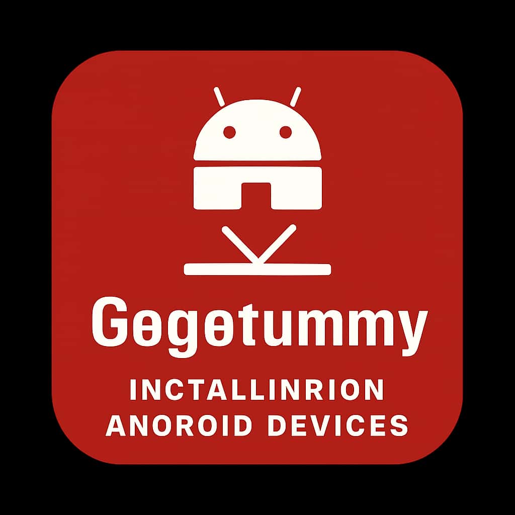 An icon representing the installation process of Gogorummy on Android.