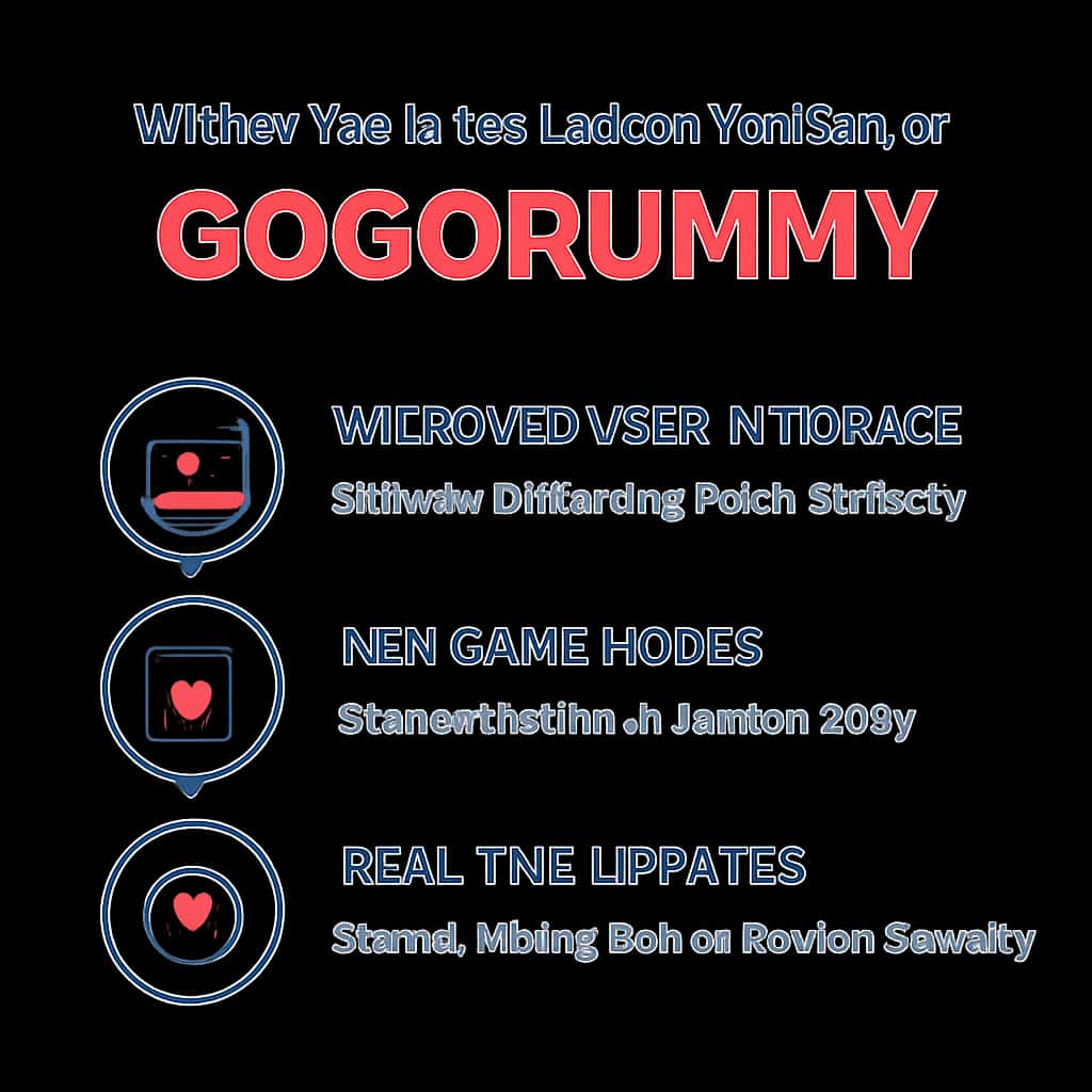 Illustration explaining the updates in Gogorummy.